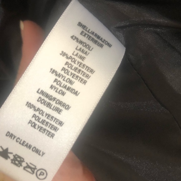 MAC & JAC Brown Black Cropped Houndstooth Jacket - Picture 8 of 8